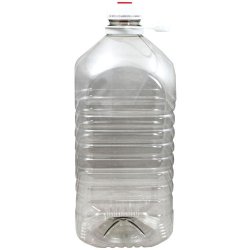 Demi John - 5 Litre Plastic with Cap and Rubber Seal (for airlock) - Brewbitz Homebrew Shop