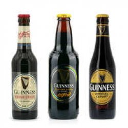 Lot de 3 bières Guinness (extra stout, special stout, foreign extra) - BienManger