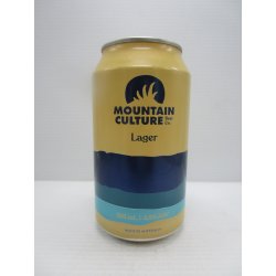 Mountain Culture Lager 4.6% 355ml - Grape & Grain