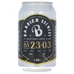 Baxbier - BA23.03 (St. Philips Barrel Society & Club) - Beerdome