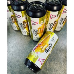 FUNKY FLUID. XTREME GELATO YELLOW FLUFF ICE CREAM SOUR 8% 500ml - The Beer Shelf