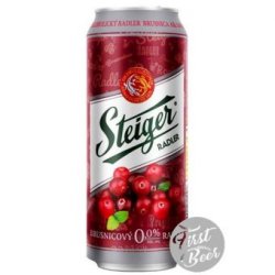 Bia không cồn Steiger Radler Cranberry – Lon 500ml – Thùng 24 Lon - First Beer – Bia Nhập Khẩu Giá Sỉ