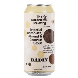 The Garden Brewery Badin Imperial Chocolate Almond Coconut Stout - Sweeney’s D3