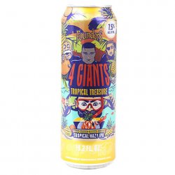 Founders 4 Giants Tropical Treasure Hazy IPA - CraftShack