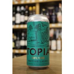 UTOPIAN UNFILTERED BRITISH LAGER - Cork & Cask