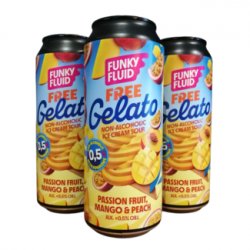 Funky Fluid Free Gelato: Passionfruit, Mango & Peach
