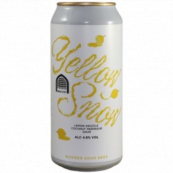 Vault City Brewing Yellow Snow, Lemon Drizzle Coconut Meringue Sour
