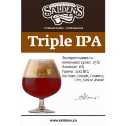 Salden`s Triple IPA - Crafter Beer