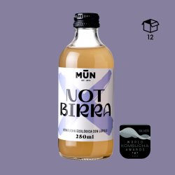 250 ml Not-Birra Kombucha, la no-cerveza de Mūn Kombucha - Mun Ferments