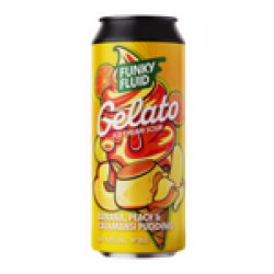 Funky Fluid Gelato: Banana Peach & Calamansi Pudding