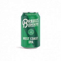 Bravus Brewing – Non-Alcoholic West Coast IPA – 12oz - Proofnomore