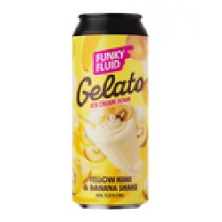 Funky Fluid Gelato: Yellow Kiwi & Banana Shake