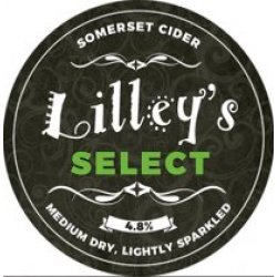 Lilleys Select Cider  (Keg) - Pivovar