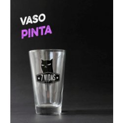 Cerveza 7 Vidas Vaso Pinta - Cerveza 7 Vidas