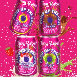 Tiny Rebel Pump up the Jam Chocolate Doughnut Pale Ale 5%ABV 440ml can - Stori Beer & Wine