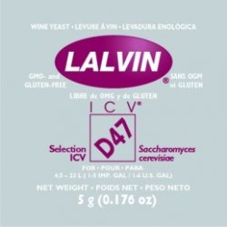 Levadura en polvo Lalvin ICVD47 - 5 gr - El Secreto de la Cerveza