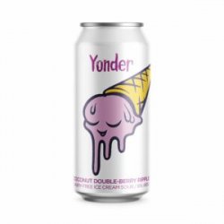 Yonder  Coconut Double Berry Ripple [6% Dairy-Free Ice Cream Sour] - Red Elephant