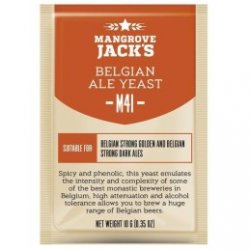 Levadura en polvo Mangrove Jack Belgian Ale M41 - 10 g - El Secreto de la Cerveza