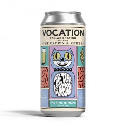 Vocation The Time Is Meow  5.2% Hazy IPA 440ml - Vocation