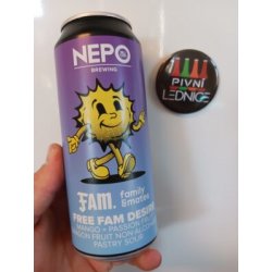 Nepomucen Free Fam Desire 0,5% 0,5l - Pivní lednice