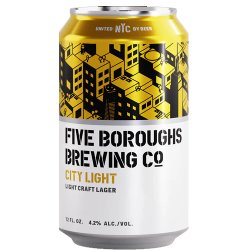 Five Boroughs Brewing Co. City Light