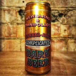 Newbarns x Omnipollo BA Complicated Dark Beer 11% (330ml) - Caps and Taps