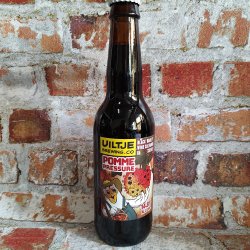 Uiltje Pomme Pressure Black Barley Wine Calvados BA - Gerijptebieren.nl