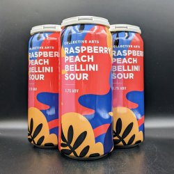 Collective Arts Raspberry Peach Bellini Sour Can 4pk - Saccharomyces Beer Cafe