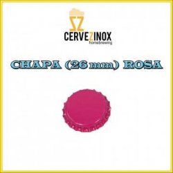 Chapa (26 mm) Rosa - Cervezinox