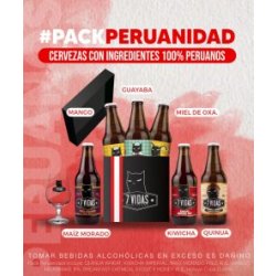 Cerveza 7 Vidas Pack Peruanidad - Cerveza 7 Vidas