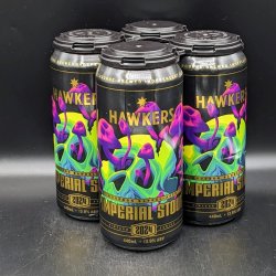 Hawkers Bourbon Barrel Aged Imperial Stout (2024) Can 4pk - Saccharomyces Beer Cafe