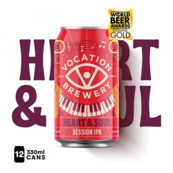 Vocation 12PK Heart & Soul  Gluten Free Session IPA 330ml - Vocation