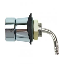 Conexión Codo Enroscado Vástago de 1-78″ de largo con Orificio de 316″ - The Craft Drinks Lab