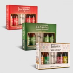 Multipack 3 packs + vaso3 x 4 botellas 33 cl + vaso - La Sagra