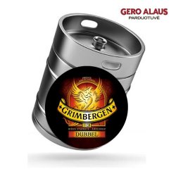 Pilstomas alus Grimbergen DUBBEL (statinėmis) - Gero Alaus Parduotuvė