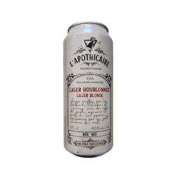 LApothicaire - Lager Houblonnée - 473ml - La Bière à Boire