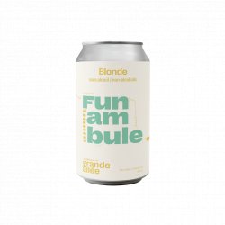 Bière sans alcool Funambule Blonde  Microbrasserie Grande Allée - Microbrasserie Grande Allée