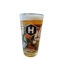 Brouwerij Homeland bierglas  33cl - Speciaalbierglazen.nl