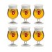 Duvel bierglazen  33cl  6 stuks 