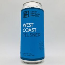 Lucky Envelope West Coast Pilsner Can - Bottleworks