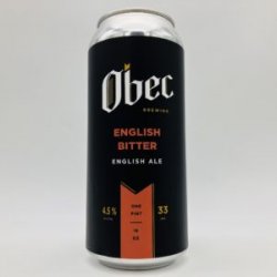 Obec English Bitter Can - Bottleworks