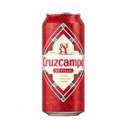 Cruzcampo Spanish Lager Beer 24 x 440ml Cans Case - Liquor Library