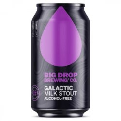 Big Drop Galactic Milk Stout  Cerveza Sin Alcohol Negra - The Blue Dolphin
