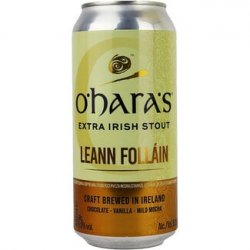 O'Hara's Leann Follain Extra Irish Stout Blik - Drankenhandel Leiden / Speciaalbierpakket.nl