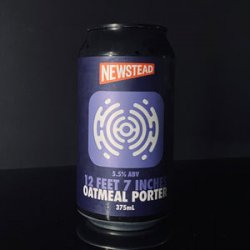 Newstead Brewing, 12 Feet Seven 7 Inches - Oatmeal Porter, 375ml - My Beer Dealer