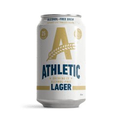 Athletic Brewing Co  ATHLETIC LAGER - The Alcohol Free Co