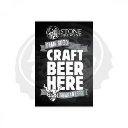 Stone Brewing Adesivo Stone in pvc 8x12 cm Squadrato - Ales & Co.