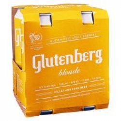 Glutenberg Blonde Ale 16oz 4pk Cn - Luekens Wine & Spirits