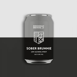 Birmingham Brewing Sober Brummie - Stout 330ml - Stirchley Wines & Spirits