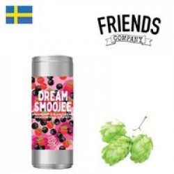 Friends Company Dream Smoojee Strawberry & Blackcurrant 330ml CAN - Drink Online - Drink Shop